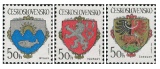 Znaky československých měst 1986 - čistá - č. 2733-2735