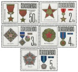 Československá státní vyznamenání - čistá - č. 2780-2784