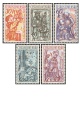 Československé loutky - čistá - č. 1189-1193