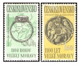 1100. výročí Velké Moravy - čistá - č. 1316-1317