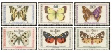 Motýli - čistá - č. 1526-1531
