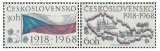 50. výročí vzniku Československo - čistá - č. 1719-1720