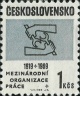 50. výročí Mezinárodní organizace práce - čistá - č. 1743