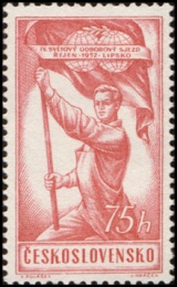 IV. světový odborový sjezd - čistá - č. 960