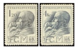 10. výročí úmrtí T. G. Masaryka - čistá - č. 458-459