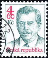 Prezident ČR Václav Havel - razítkovaná - č. 168