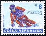Mistrovství světa ve skibobech - razítkovaná - č. 170
