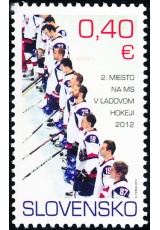 2. miesto na MS v ľadovom hokeji 2012  - Slovensko č. 517