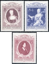 Rakousko - čistá - č. 1638-1640