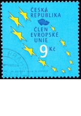 Vstup České republiky do Evropské unie - razítkovaná - č. 394