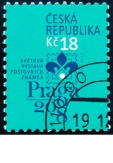 Světová výstava poštovních známek Praga 2008 - č. 539 - razítkovaná