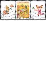 Letní den - spojka S2 - razítkovaná poštovní známka - č. 573