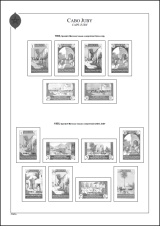 Albové listy A4 POMfila ŠPANĚLSKO - kolonie 1868-1975 (184 listů), vč.zesíl.euroobalů, nezasklené,160gr.