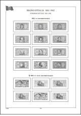 Albové listy A4 POMfila Italské království 1861-1946, (73 listů), vč. zesílených euroobalů, nezasklené, papír 160gr.