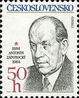 100. výročí narození Antonína Zápotockého - čistá - č. 2678