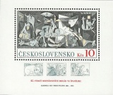 45. výročí mezinárodní brigád ve Španělska a 100. výročí narození P. Picassa - čistý - aršík - A2496