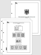 Albové listy CONTOUR  Bundesrepublik Deutschland 1949-2013, nezasklené (330 listů), papír 250gr.