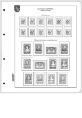 Albové listy CONTOUR-S  ŠPANĚLSKO - kolonie v Africe 1868-1975, nezasklené (184 listů), papír 250gr