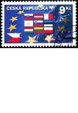 Deset nových členských zemí Evropské unie - razítkovaná - č. 395