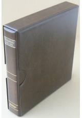 Desky GAMMA na albové listy CONTOUR, vatované, z kvalitní koženky vč.ochranné kazety a s označením země