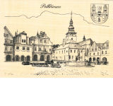 Dřevěné pohlednice - Pelhřimov - No. 86