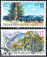 EUROPA - Přírodní rezervace a parky - razítkovaná - č. 216-217