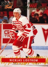 Hokejové kartičky Pro Set 1992-93 - GTL - Nicklas Lidstrom - 4