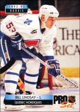 Hokejové karty Pro Set 1992-93 - Bill Lindsay - 239