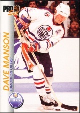 Hokejové karty Pro Set 1992-93 - Dave Manson - 55