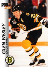 Hokejové karty Pro Set 1992-93 - Glen Wesley - 10