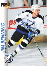 Hokejové karty Pro Set 1992-93 - Jim Benning - 181
