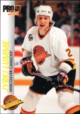 Hokejové karty Pro Set 1992-93 - Jyrki Lumme - 196