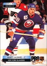Hokejové karty Pro Set 1992-93 - Marty McInnis - 233