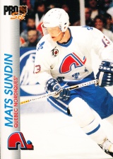 Hokejové karty Pro Set 1992-93 - Mats Sundin - 149