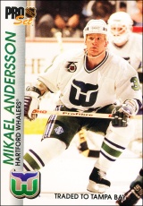 Hokejové karty Pro Set 1992-93 - Mikael Andersson - 65