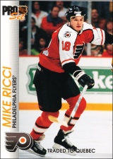 Hokejové karty Pro Set 1992-93 - Mike Ricci - 133