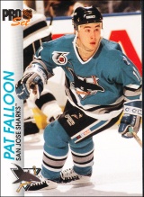 Hokejové karty Pro Set 1992-93 - Pat Falloon - 166