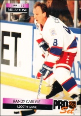 Hokejové karty Pro Set 1992-93 - Randy Carlyle - 265