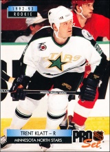 Hokejové karty Pro Set 1992-93 - Trent Klatt - 229