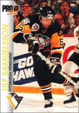 Hokejové karty Pro Set 1992-93 - Ulf Samuelsson - 143