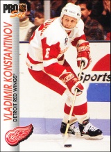 Hokejové karty Pro Set 1992-93 - Vladimir Konstantinov - 44