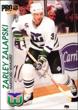Hokejové karty Pro Set 1992-93 - Zarley Zalapski - 59