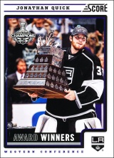 Hokejové karty SCORE 2012-13 - Jonathan Quick - 500