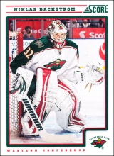 Hokejové karty SCORE 2012-13 - Niklas Backstrom - 243