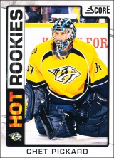 Hokejové karty SCORE 2012-13 - Rokkie - Chet Pickard - 537