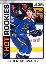 Hokejové karty SCORE 2012-13 - Rokkie - Jaden Schwartz - 521