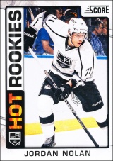 Hokejové karty SCORE 2012-13 - Rokkie - Jordan Nolan - 508