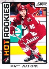 Hokejové karty SCORE 2012-13 - Rokkie - Matt Watkins - 546