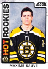 Hokejové karty SCORE 2012-13 - Rokkie - Maxime Sauve - 520