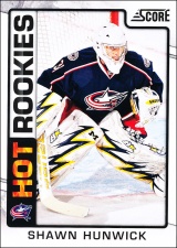 Hokejové karty SCORE 2012-13 - Rokkie - Shawn Hunwick - 525